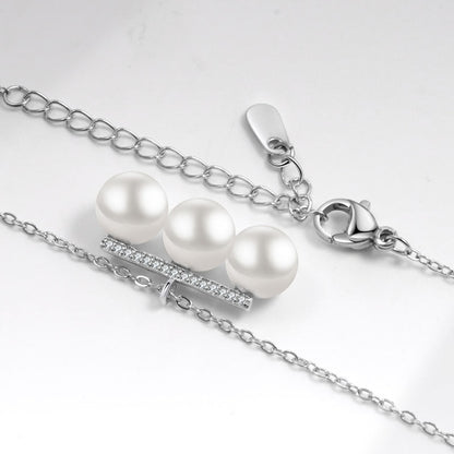 Fashion Freshwater Pearl Simple Accessories Balance Necklaces