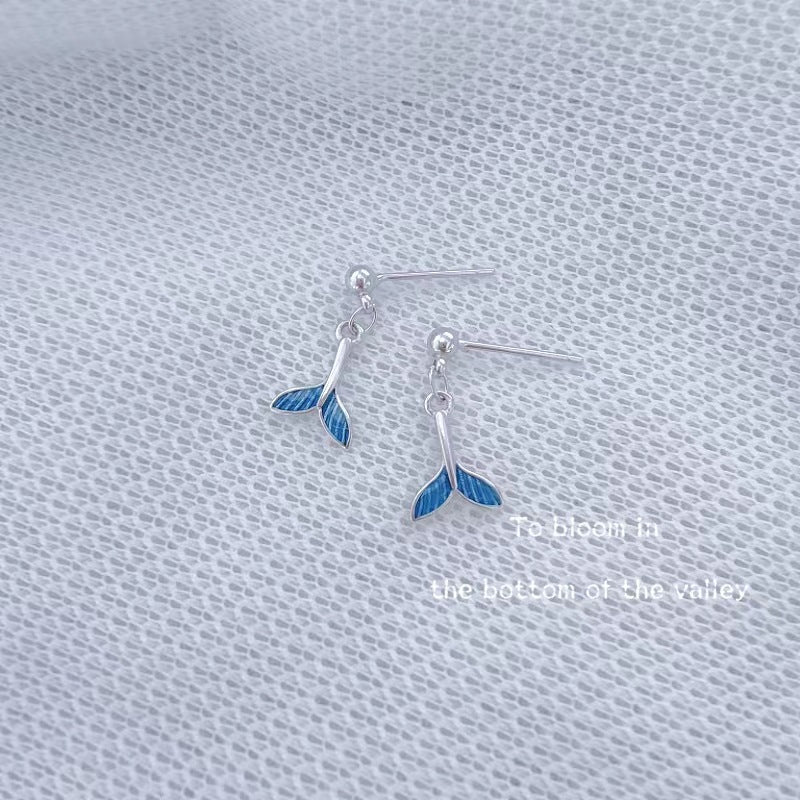 Women's Fishtail Trendy Sier Graceful Ear Ornaments Rings