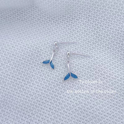 Women's Fishtail Trendy Sier Graceful Ear Ornaments Rings