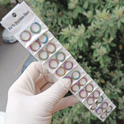 Thick Titanium Steel Hipster Accessories Versatile Earrings