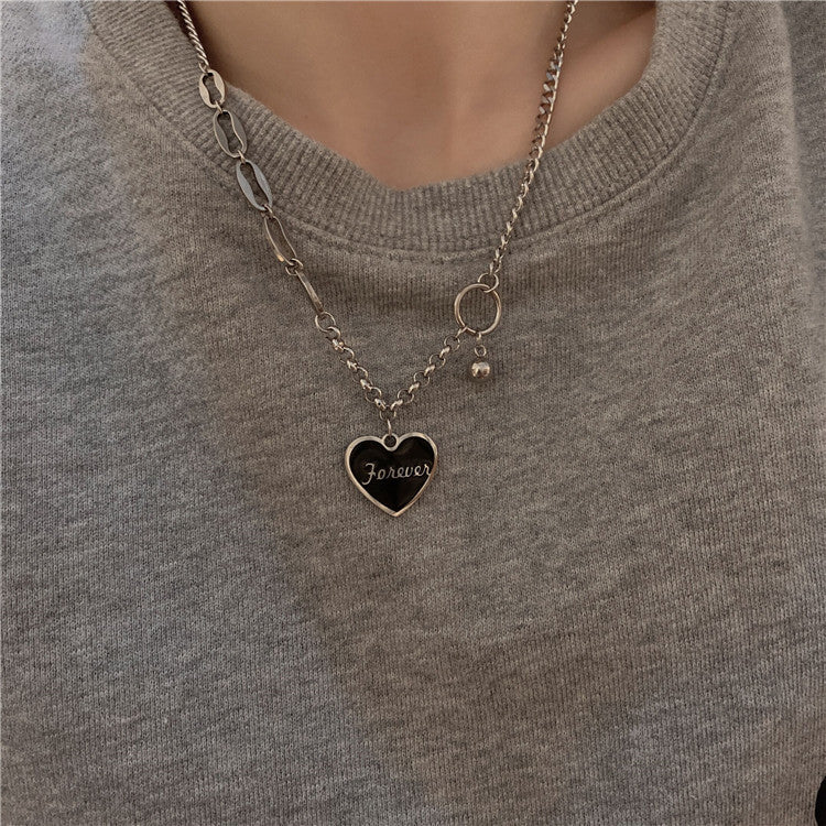 Women's & Men's Design Steel Twin Sweater Hip Hop Necklaces