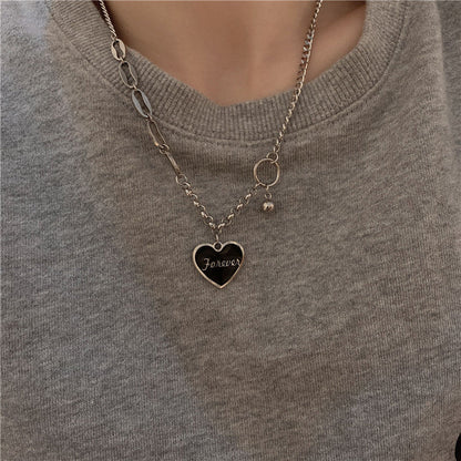 Women's & Men's Design Steel Twin Sweater Hip Hop Necklaces