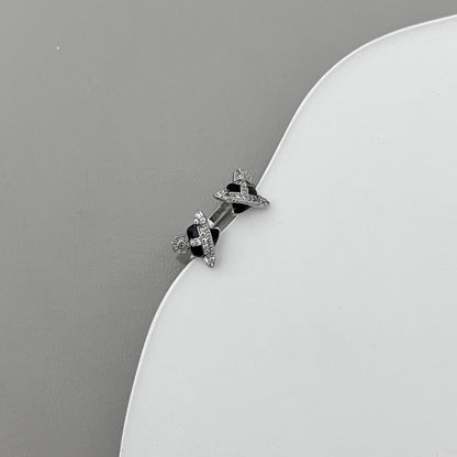 Open Double Planet Personality Trendy Cool Flash Twin Free Rings