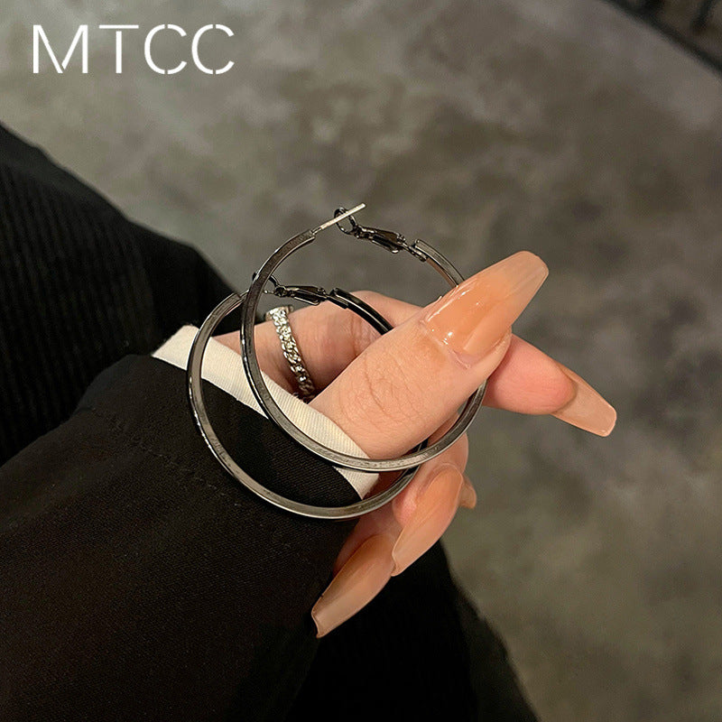 Sier Needle Sweet Hot High-grade Temperament Earrings