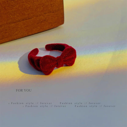 Women's Plush Opening Adjustable Index Finger French Rings