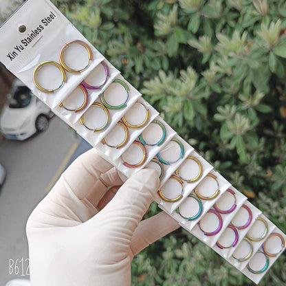 Thick Titanium Steel Hipster Accessories Versatile Earrings