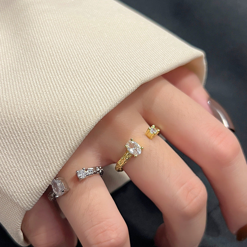 Style Shiny Asymmetric Open Index Finger Bracelets