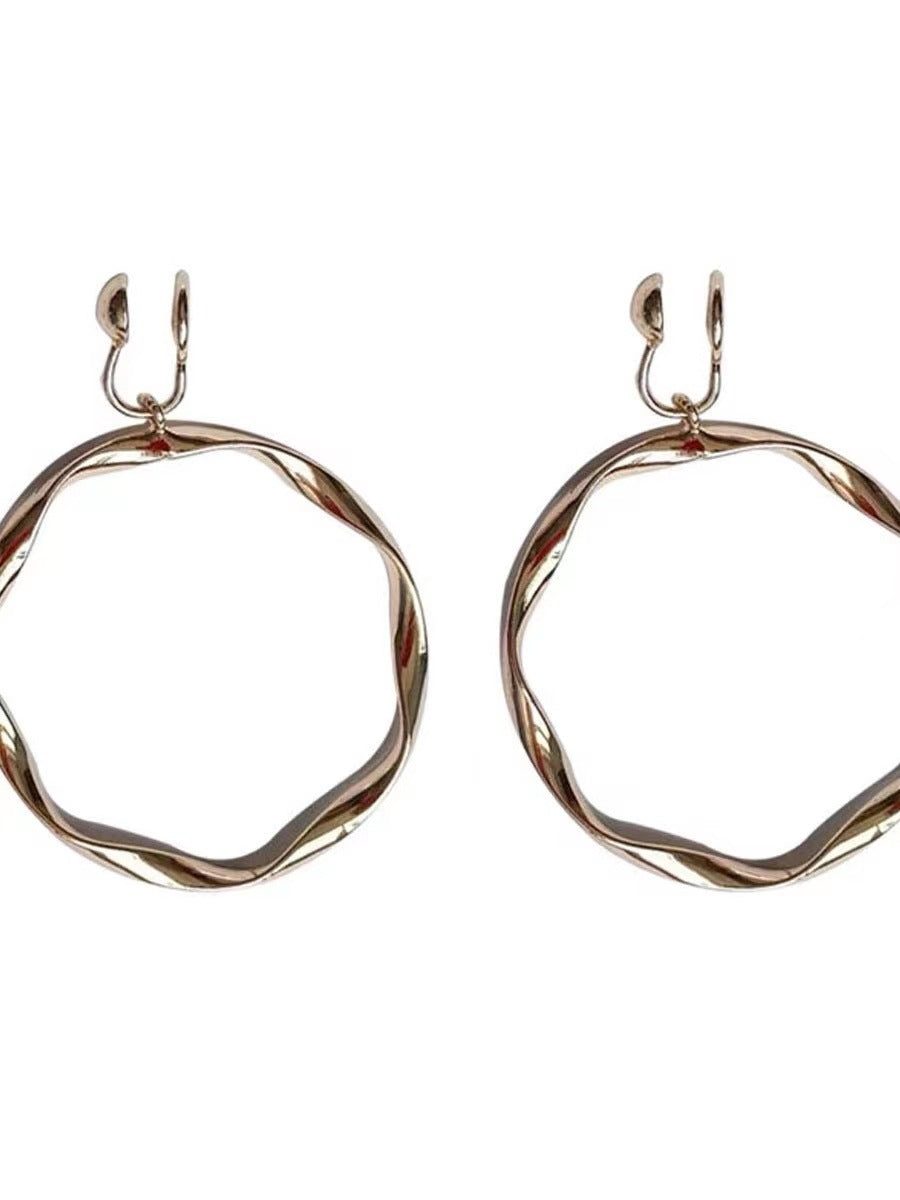 Women's Retro Hoop Style Mosquito Coil Ear Earrings