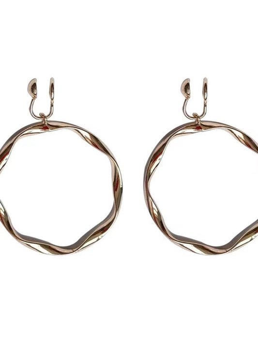 Women's Retro Hoop Style Mosquito Coil Ear Earrings