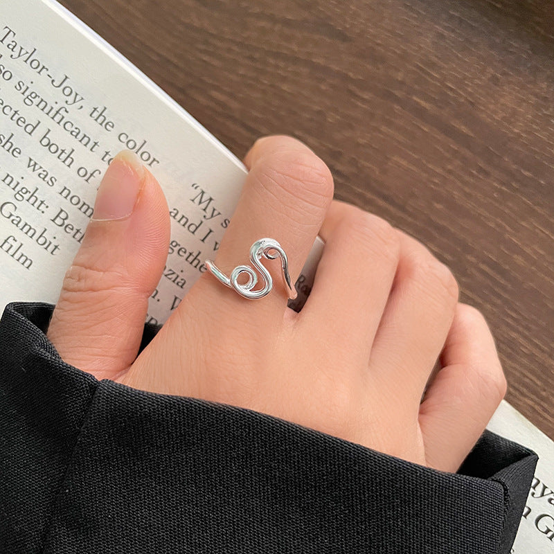 Personalized Cold Style Hand Jewelry Female Opening Rings