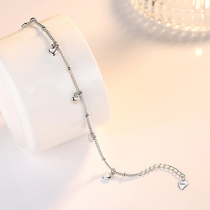 Women's Hand Jewelry Creative Fashion Heart-to-heart Rhinestone Bracelets