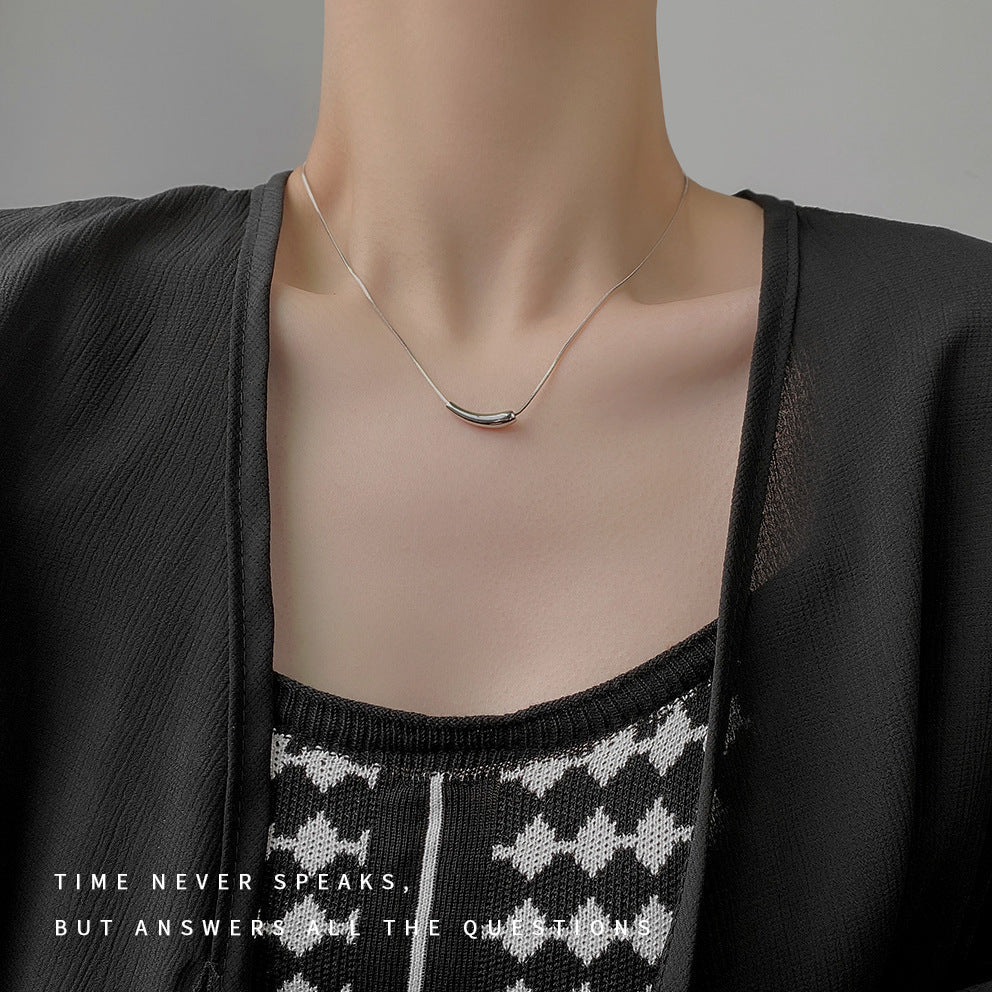 Women's Niche Design Korean Style Water Drop Necklaces