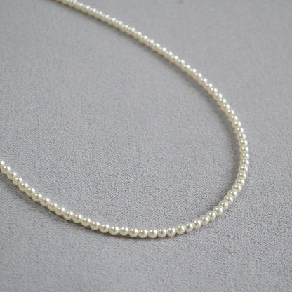 French Elegant Bright Imitation Crystal Pearl Color Exquisite Soft Necklaces