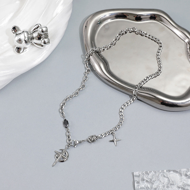 Women's & Men's & Onyx Stars Street Boys Design Necklaces