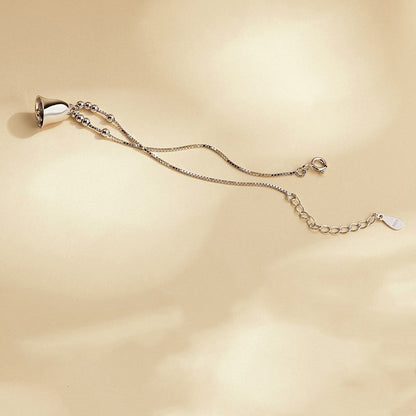 Sier Bell Female Girlfriends Korean Style Bracelets