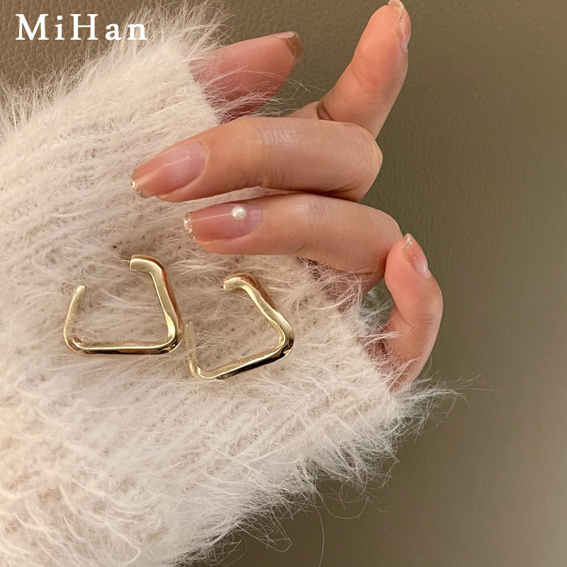 Needle Personality Simple Geometric Ear Female Earrings