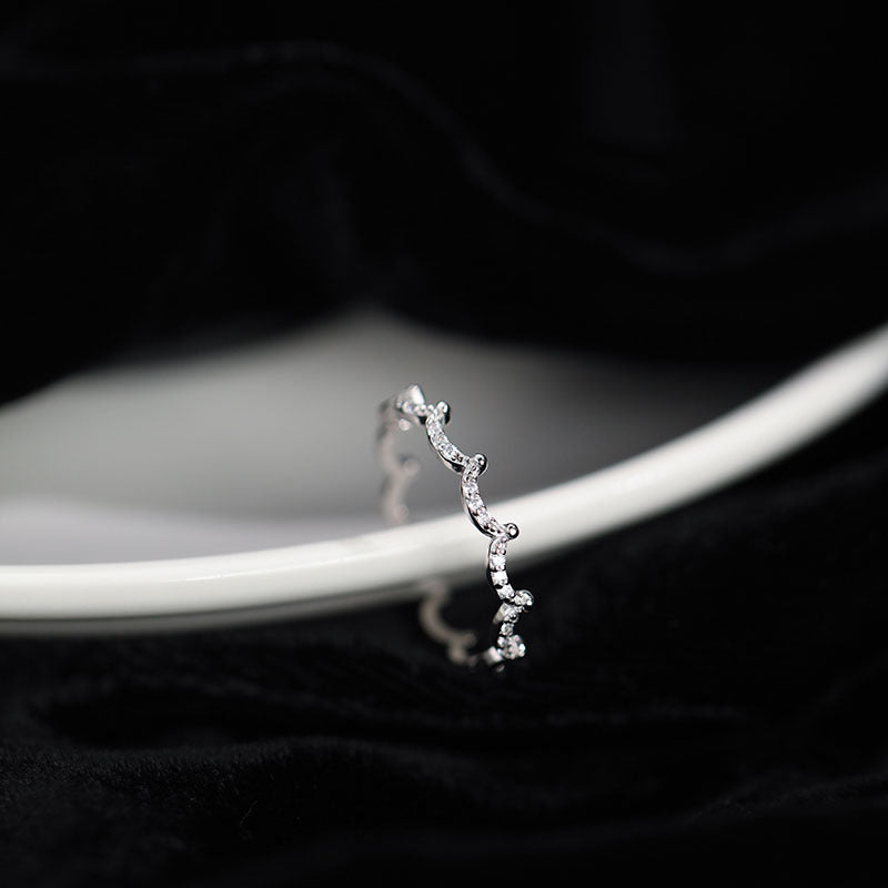 Women's Crown Fashionable High-grade Cold Style Open Rings