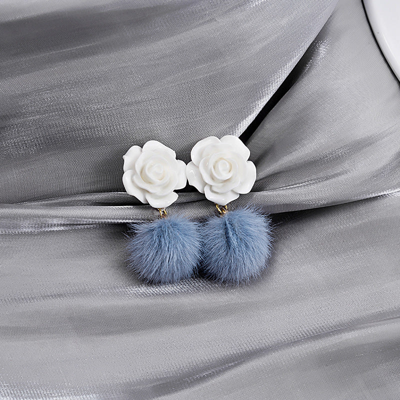 Style Plush Rose Petals Three Colors Rings