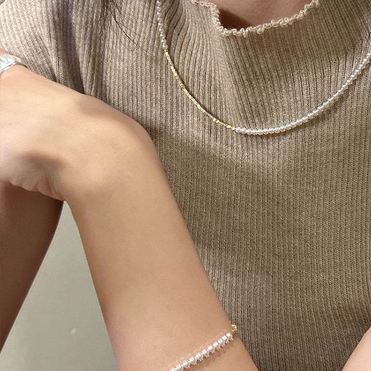 Small Pieces Of Sier Female Design Necklaces