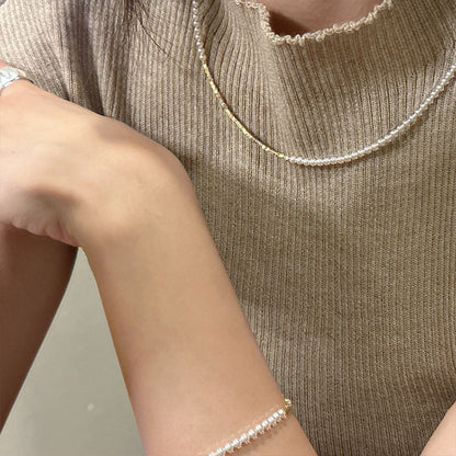 Small Pieces Of Sier Female Design Necklaces