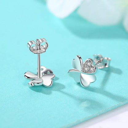 Women's Clover For Compact Mini Simple Niche Earrings