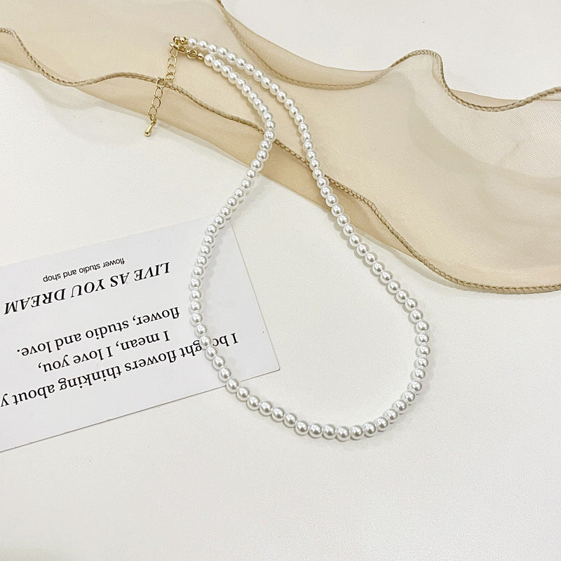 Luxury Retro Classic Style Pearl Simple High Sense Summer Necklaces