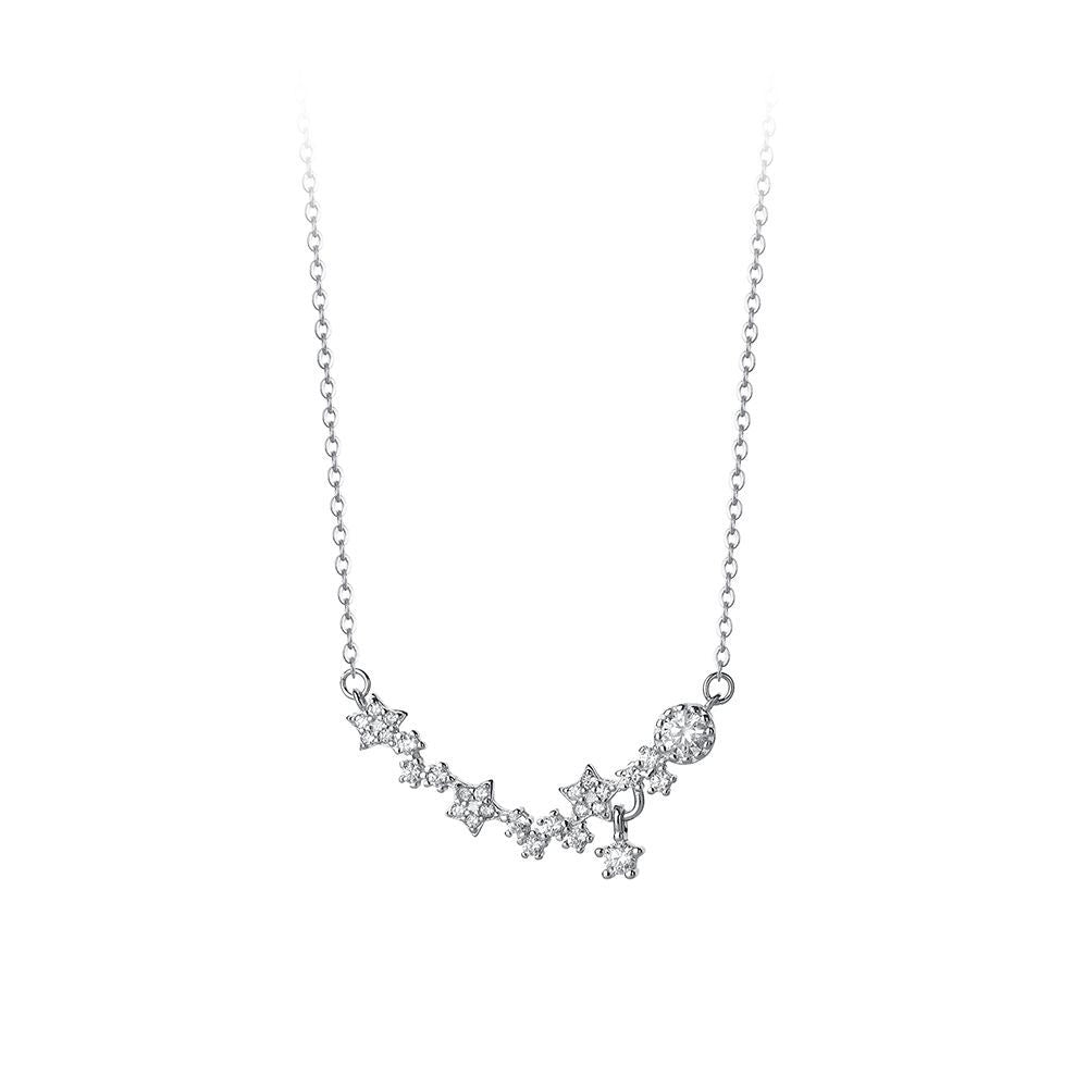 Star Diamond Niche Zircon Super Fairy Light Luxury Temperament Necklaces