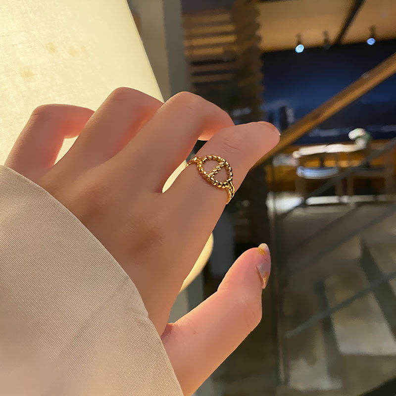 Titanium Steel Open-end Adjustable And Retro Rings