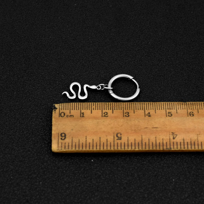 Women's & Men's Hop Punk Unisex Style Snake-shaped Ear Earrings