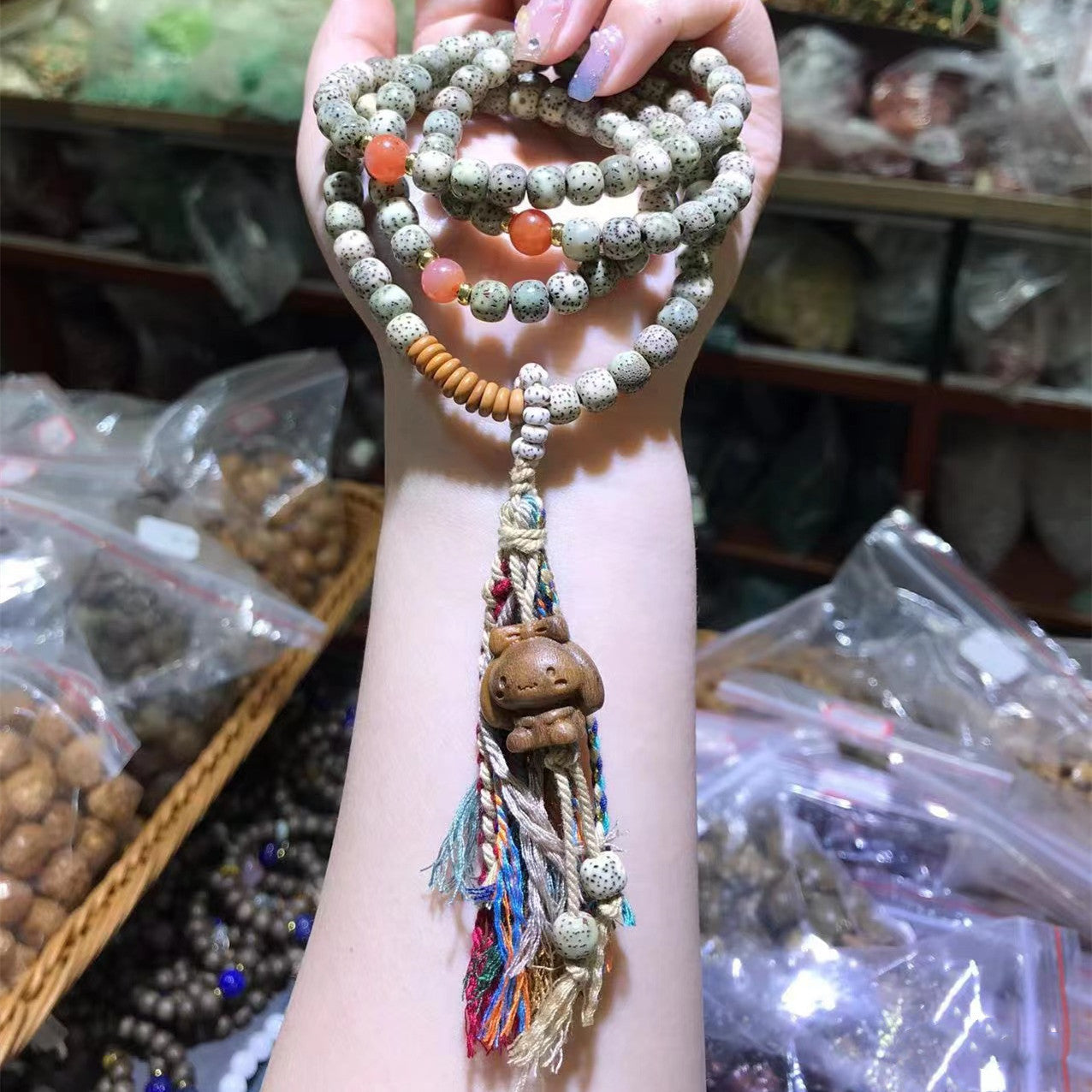 Gold Seed Bodhi Ethnic Style Cultural Artifact Bracelets