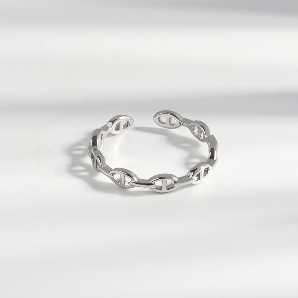 Hollow Style Open Personalized Elegant Geometric Rings