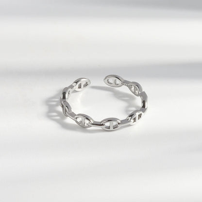 Hollow Style Open Personalized Elegant Geometric Rings