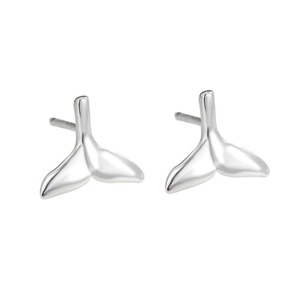 Women's Fashion Simple Fishtail Temperamental Minority High Earrings