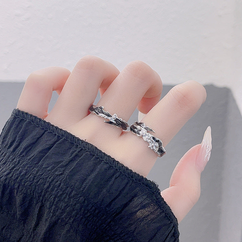 Women's & Men's & And Cold Wind Personality Sterling Sier Rings