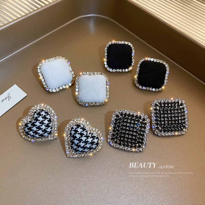 Women's Sier Love Heart Special Interest Elegance Retro Rings