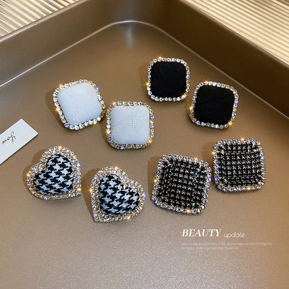 Women's Sier Love Heart Special Interest Elegance Retro Rings