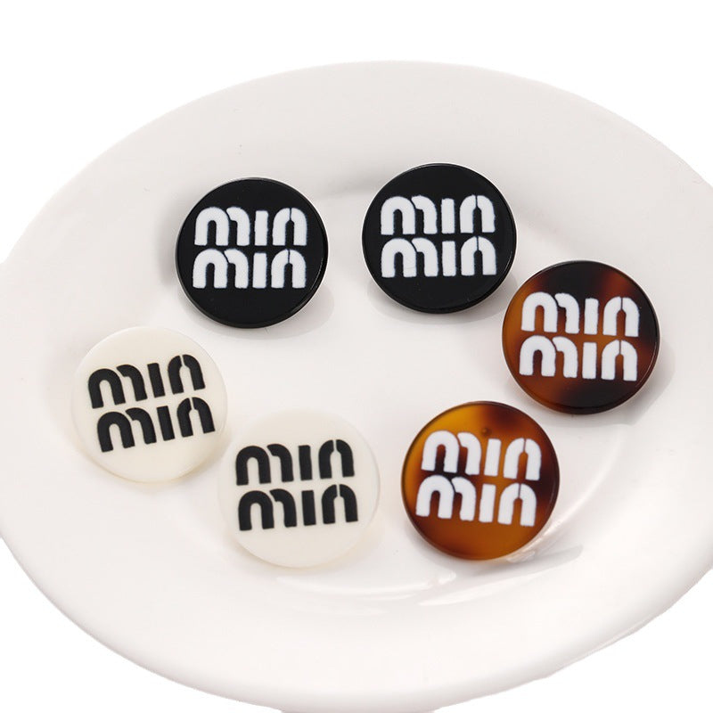 Women's Simple Graceful Letter Round For Design Rings