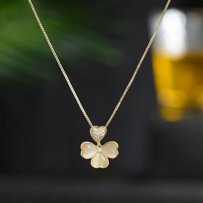 Women's Micro Inlaid Zircon Temperament Clavicle Chain Necklaces