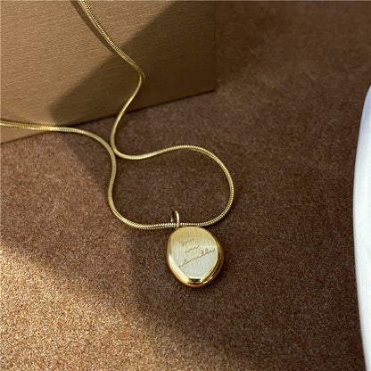 Women's Pendant For Trendy Titanium Steel Sweater Chain Necklaces