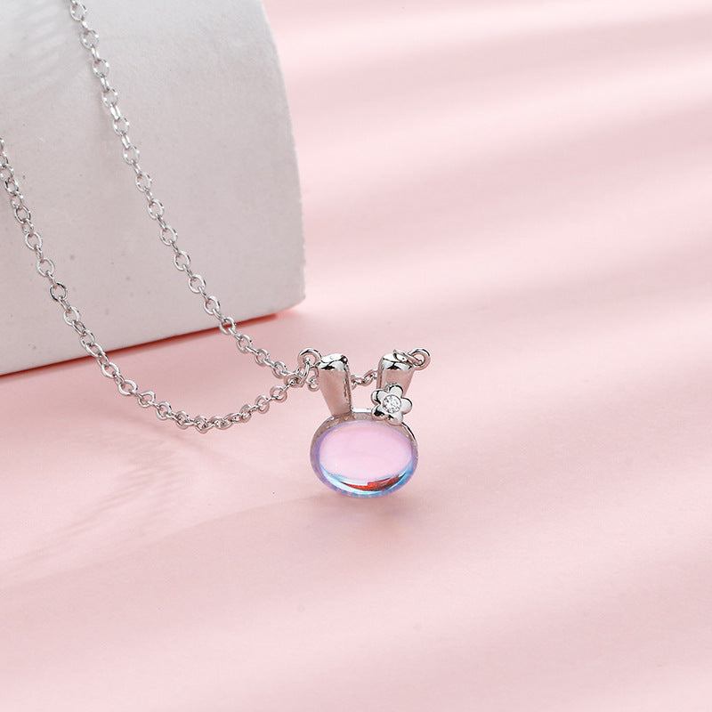 Zodiac Sign Of Rabbit Clavicle Chain Necklaces