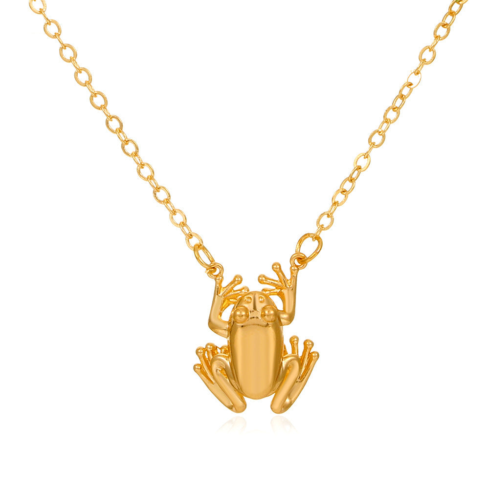 Wind Creative Frog Pendant Cute Fashion Necklaces