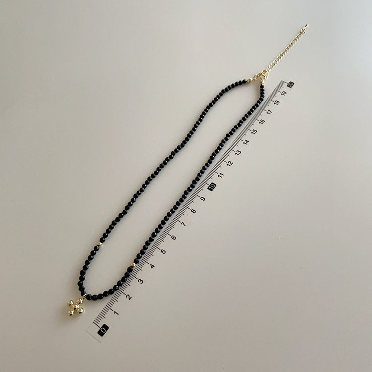 Women's Vintage Pearl Crystal Cross For Niche Necklaces