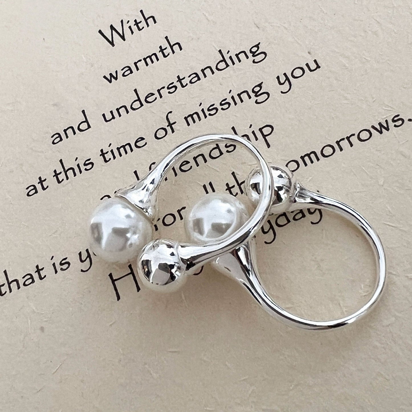 Stall Goods Fashion Simple Opening Adjustable Rings