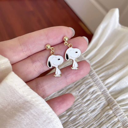 Cartoon Comic Puppy Korean Sweet Cool Rings