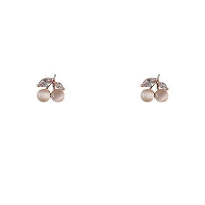 Inlaid Zircon Sier Needle Plated Glass Rings