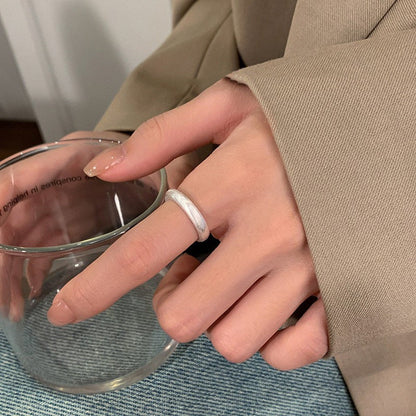 Women's Twin Sweet Cool Sier Open Index Bracelets