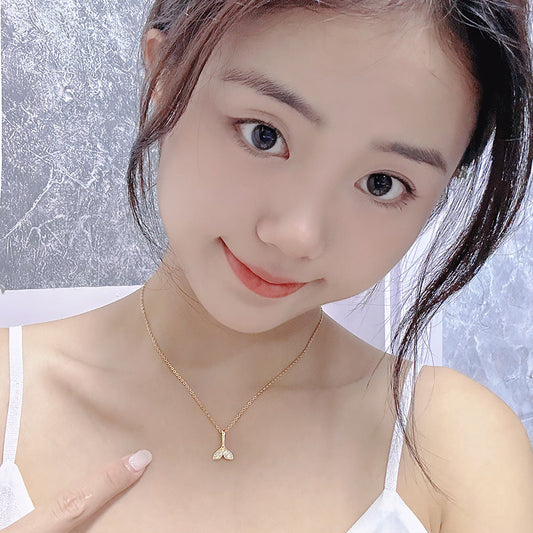 Wild Mermaid Tail Niche Style Simple Clavicle Necklaces
