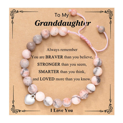 Circle Beads Heart Triple Protection Magnet Bracelets