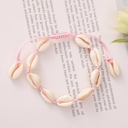 Seaside Style Beach Shell Ocean Woven Bracelets