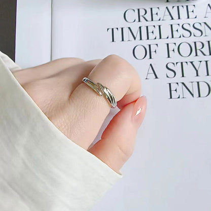 Angel Devil Couple Simple Personalized Niche Design Halloween Rings